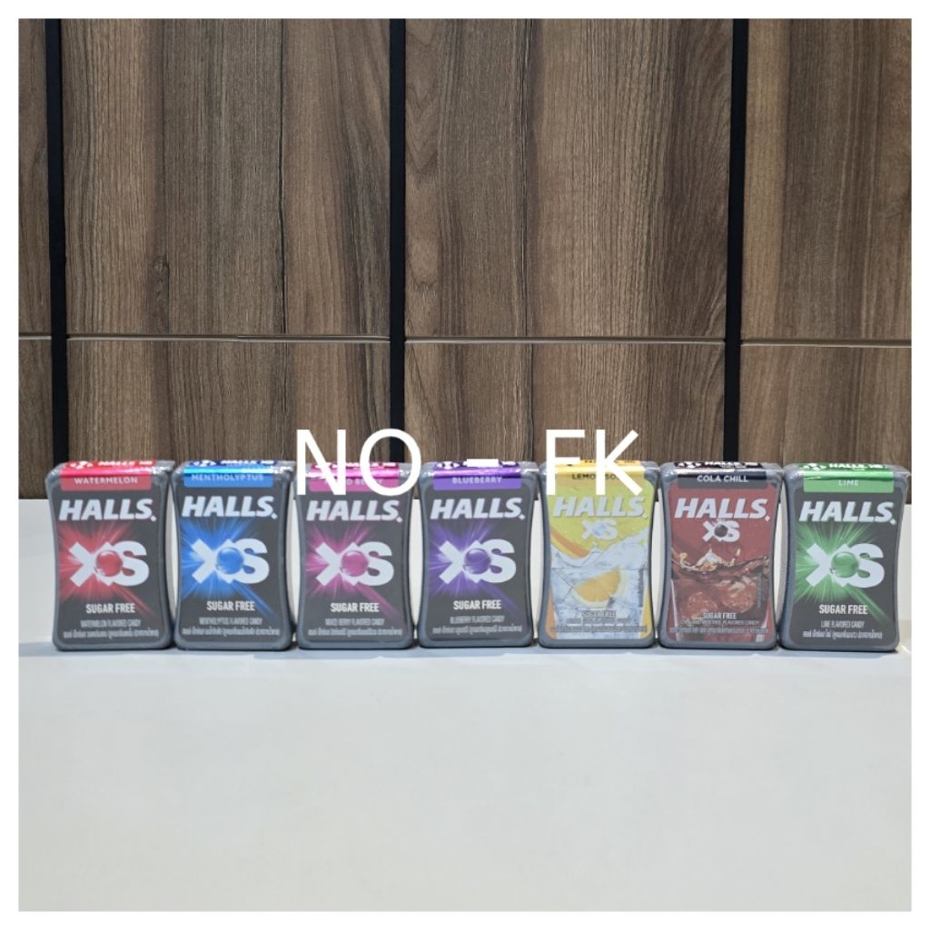 Permen halls xs sugar free bebas gula Thailand