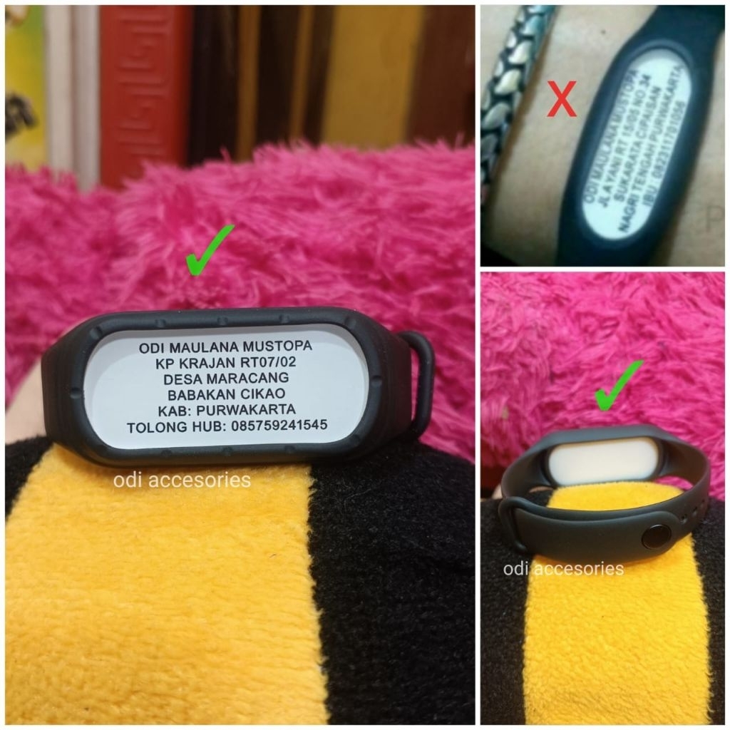 gelang identitas gelang lansia gelang pikun GIS01