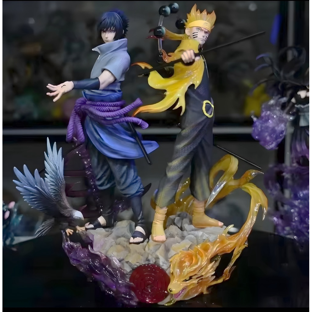 Figure NARUTO dan SASUKE Versi Rikudo - Figure Anime Naruto - Statue Figure Naruto