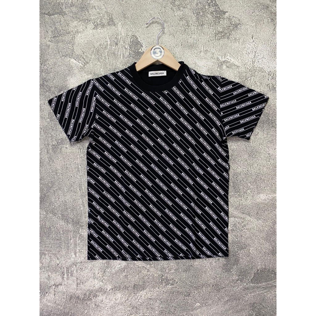 kaos Balenc1aga AOP vintage cewe second