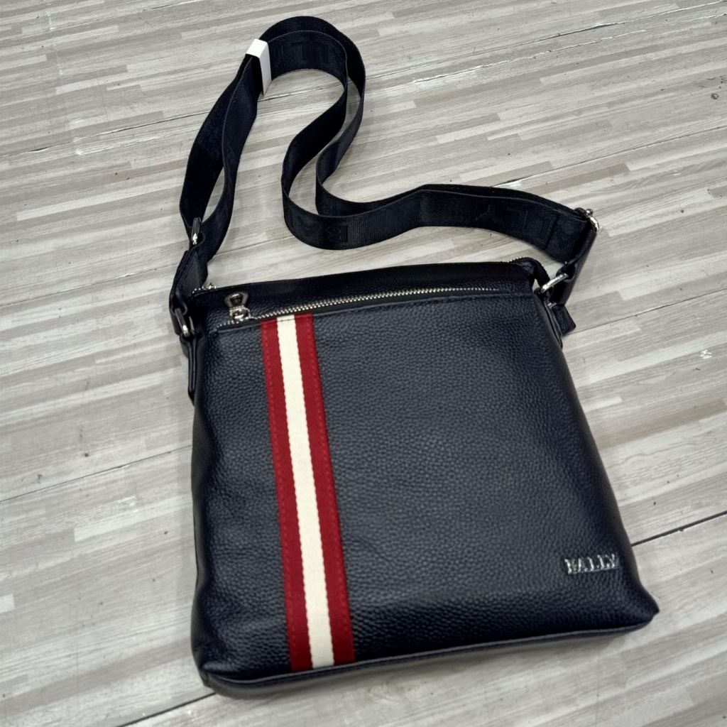 Tas selempang kulit Bally Crossbody bag pria kulit