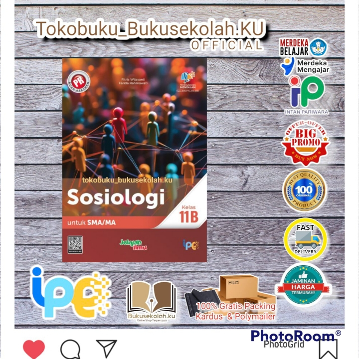 diskon BUKU PR ASESMEN SOSIOLOGI KELAS 11 SEMESTER 1 , 2 KUR MERDEKA Terbaru 2025 INTAN PARIWARA