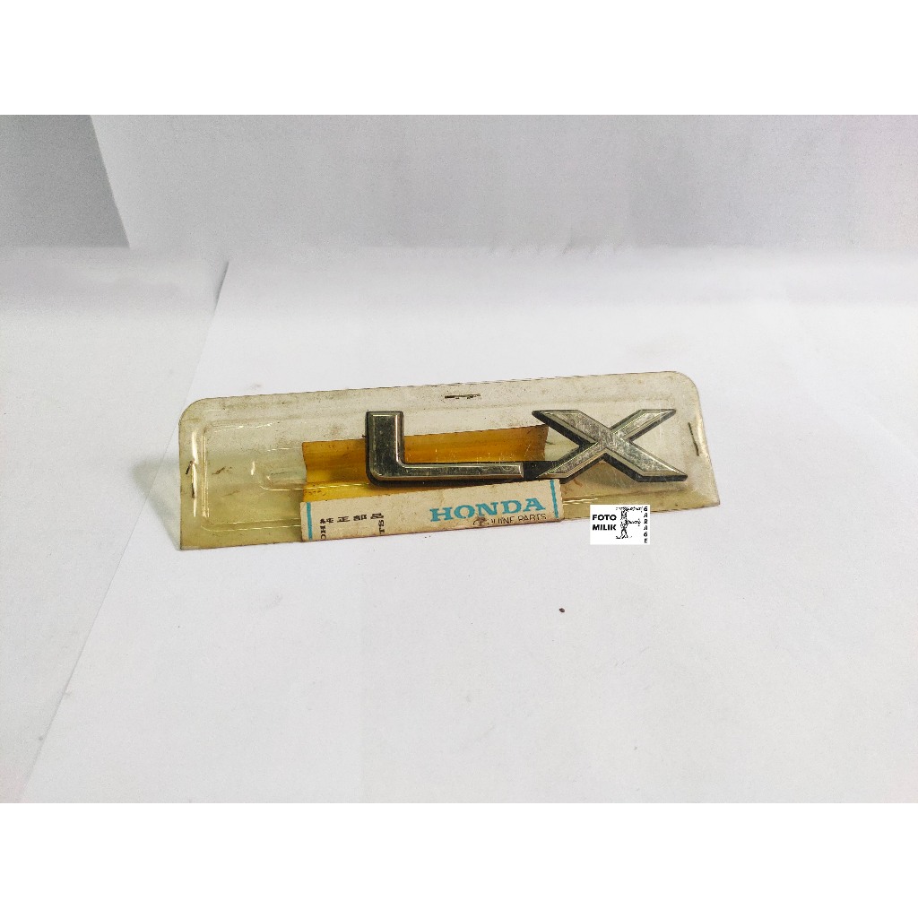 NOS Emblem LX Honda Civic LX 88 89 Sedan Sticker Badge Original