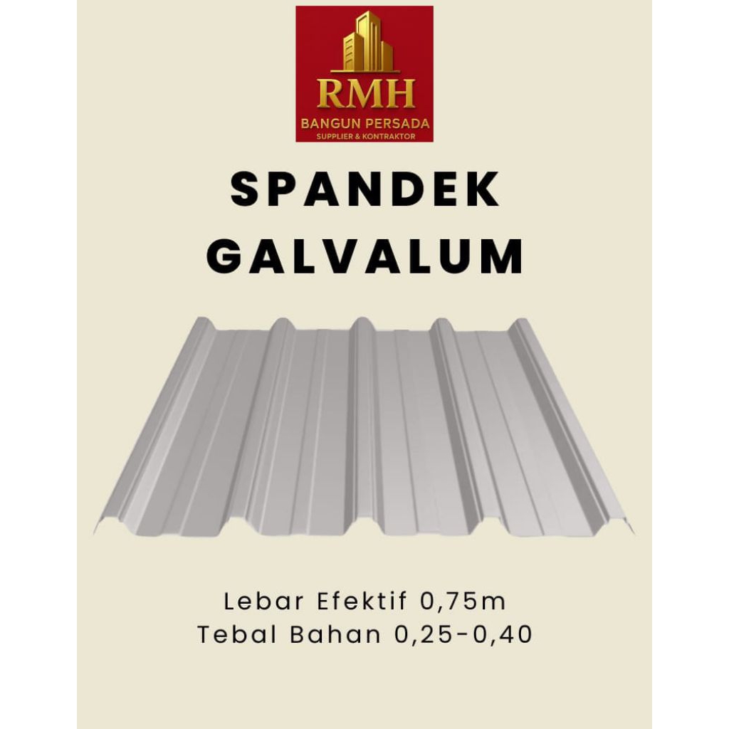 Spandek Galvalum 0,3 - 0,40