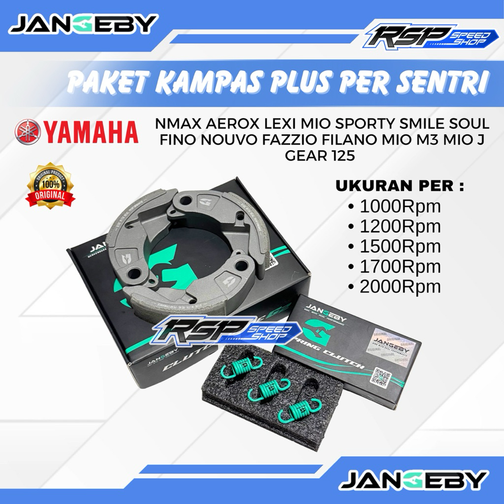 PAKET KAMPAS GANDA JANGEBY SET PER SENTRI NMAX AEROX LEXY FAZZIO FILANO MIO M3 MIO J MIO SPORTY XRID