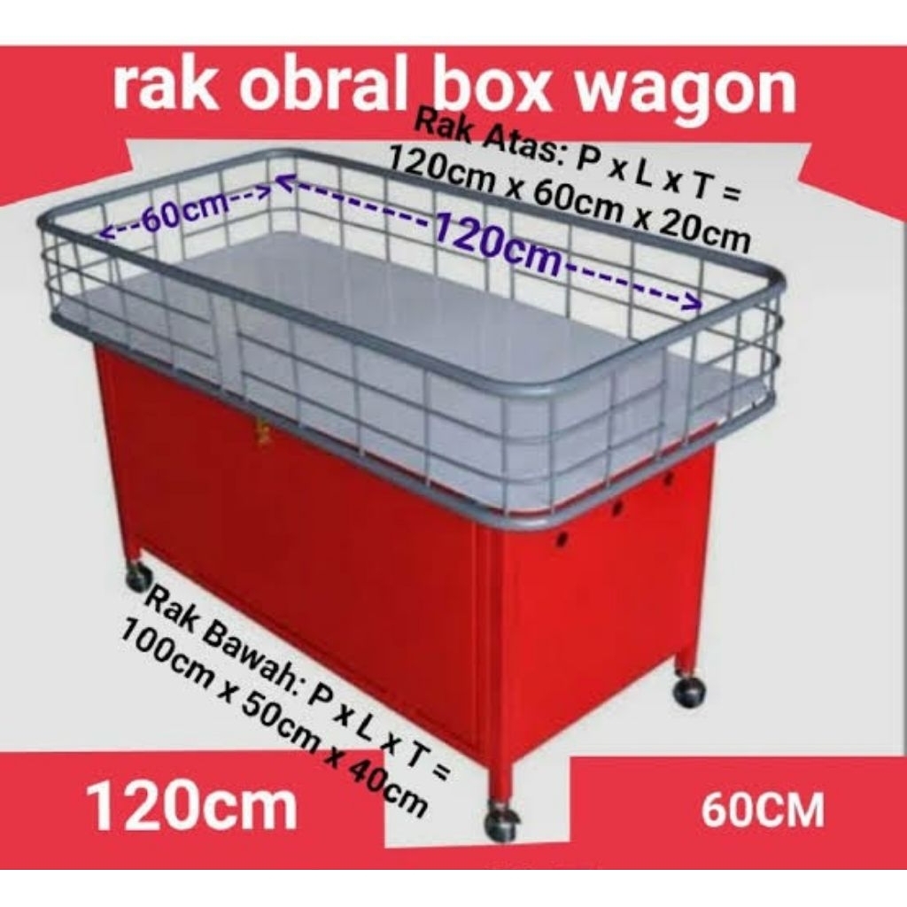 rak wagon atau rak obral