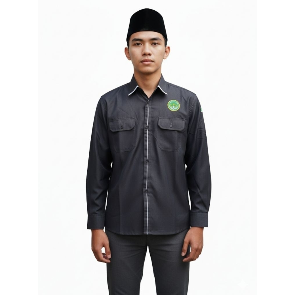 PDH IPNU IPPNU Panjang PDH IPNU IPPNU Pusat PDH IPNU IPPNU Free Bedge Nama dan Ranting