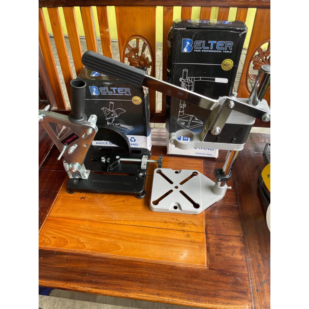 paket dudukan bor dan gerinda