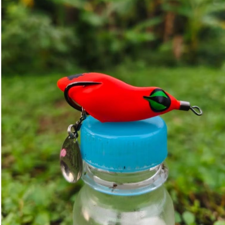 SOFT FROG 4.5 CM DH KENZI/UMPAN GABUS/ KODOK PALSU/SOFT FROG MURAH/