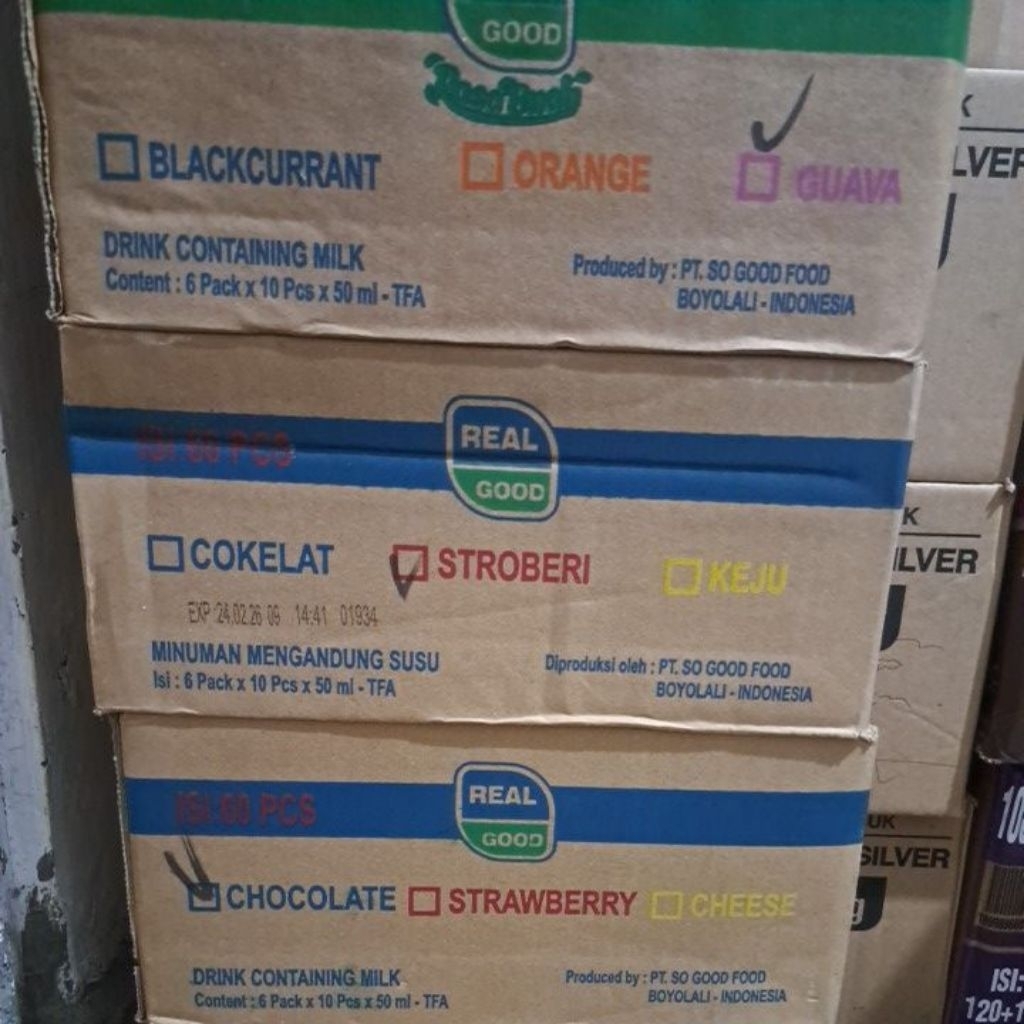 susu batal real good 1 dus isi 60pcs