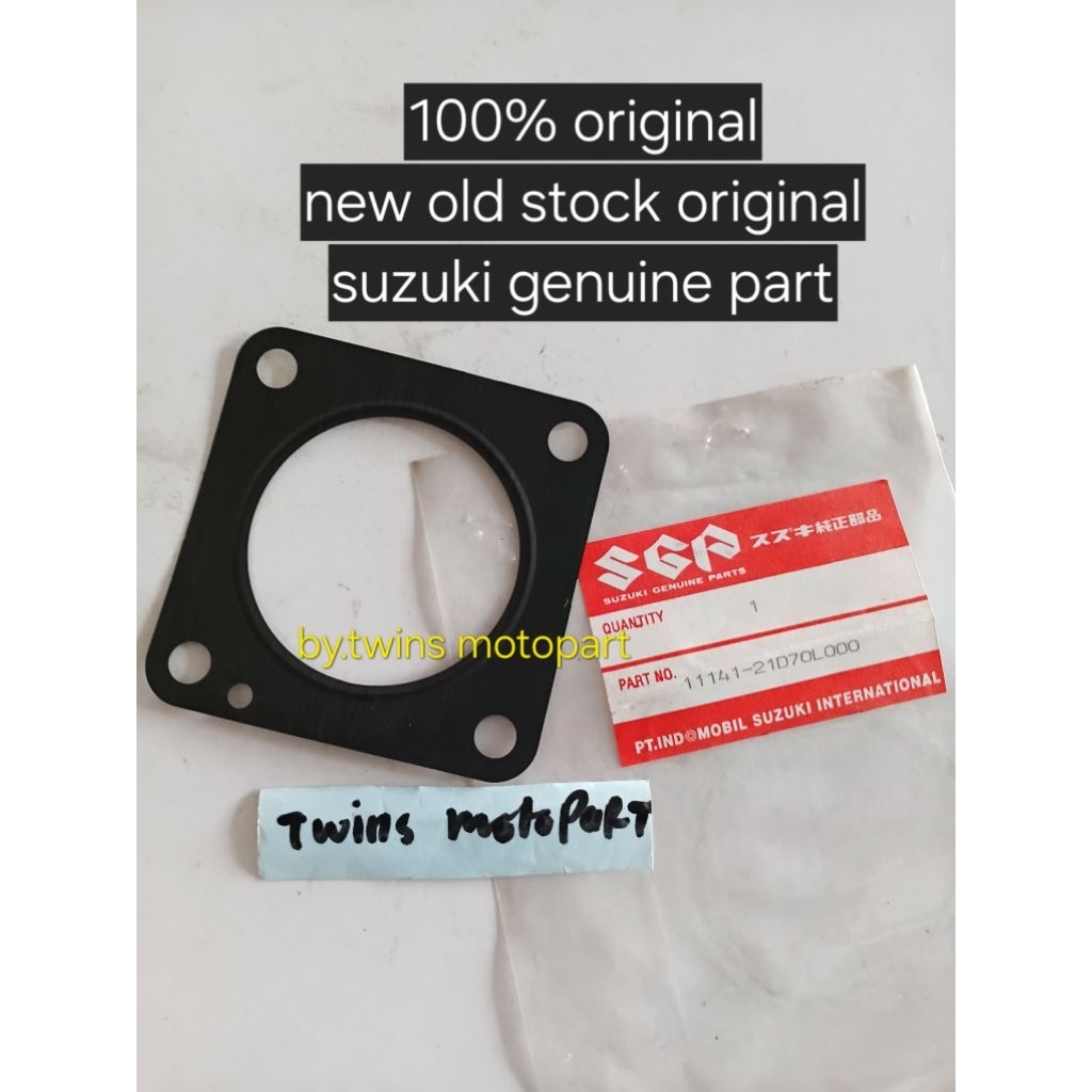 paking cylinder blok head atas satria 2tak hiu lumba rk cool perpqk gasket asli original suzuki genu
