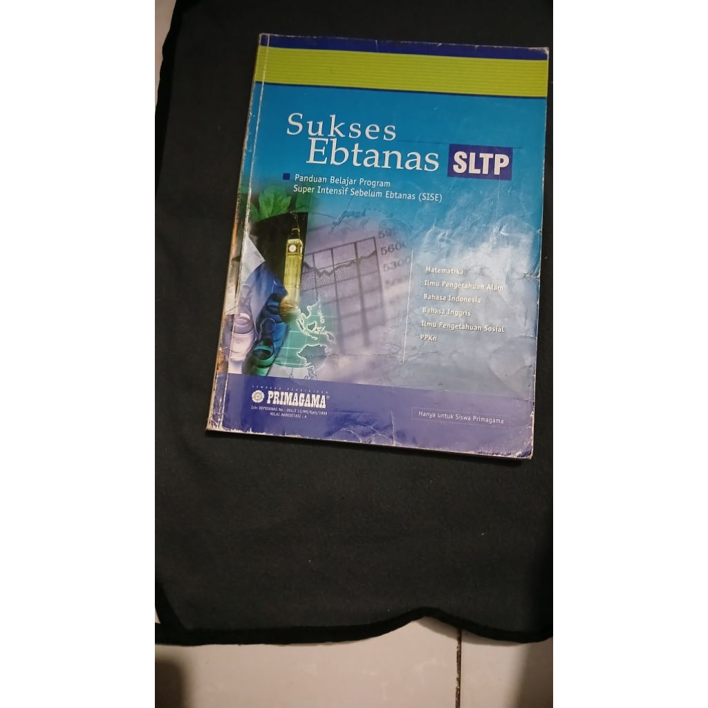 Sukses  ebtanas sltp matematika ipa bahasa indonesia  bahasa inggris ips ppkn