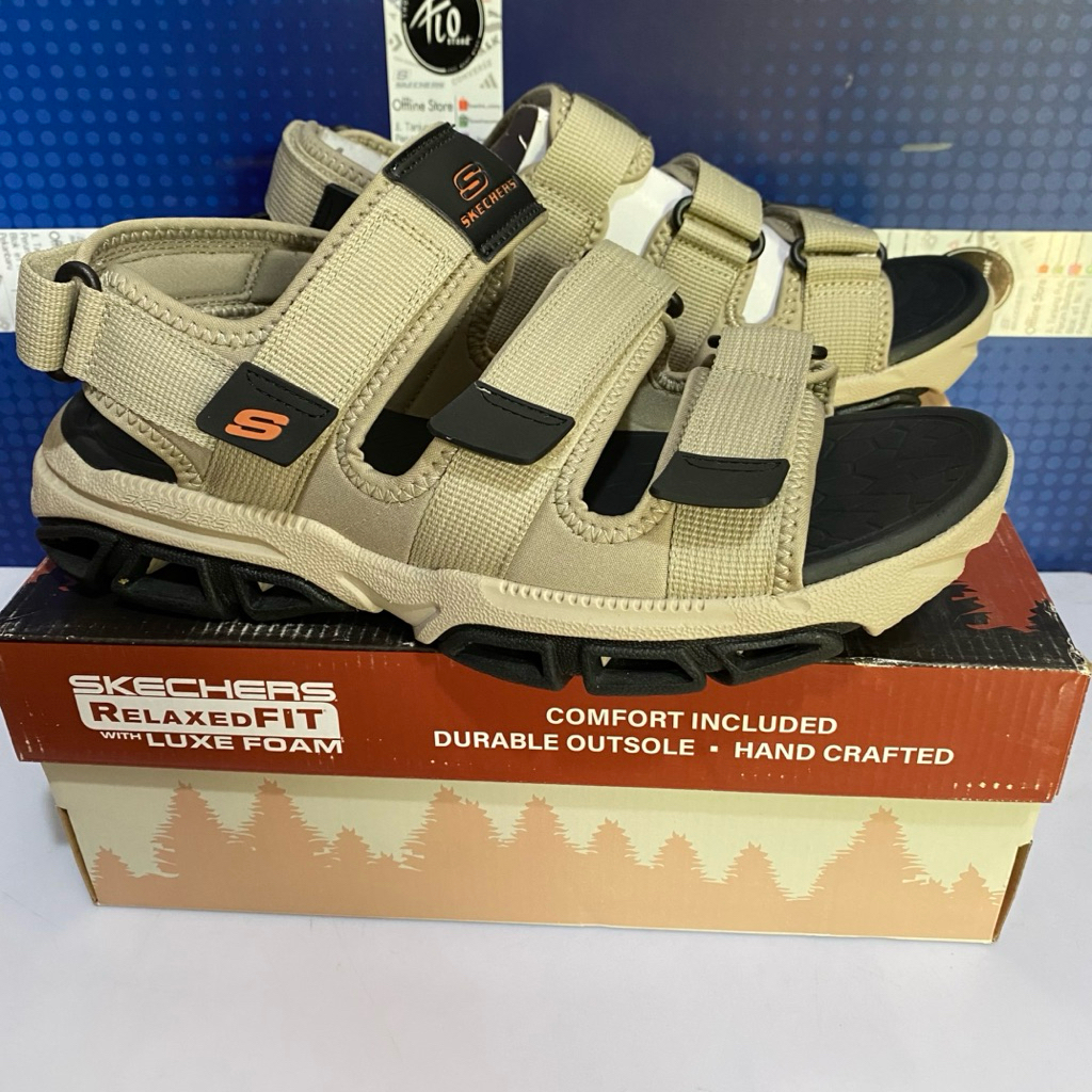 Size 45 46 Sendal Sandal Skechers Atlan Men Original