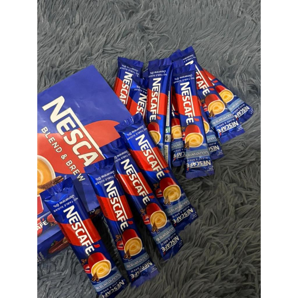 Nescafe coffee blend and brew no sugar ori thailand