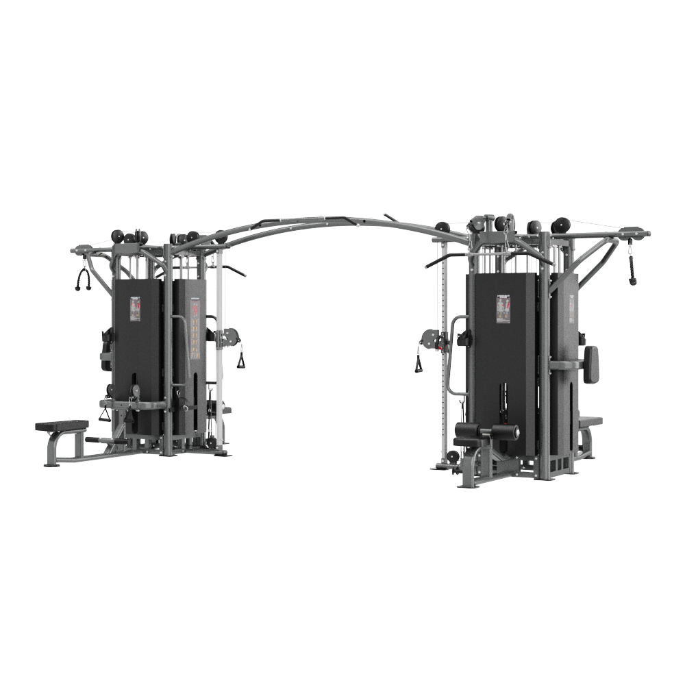 Insight 8 Stack Multi Station DA023 Alat Fitness Komersial Import