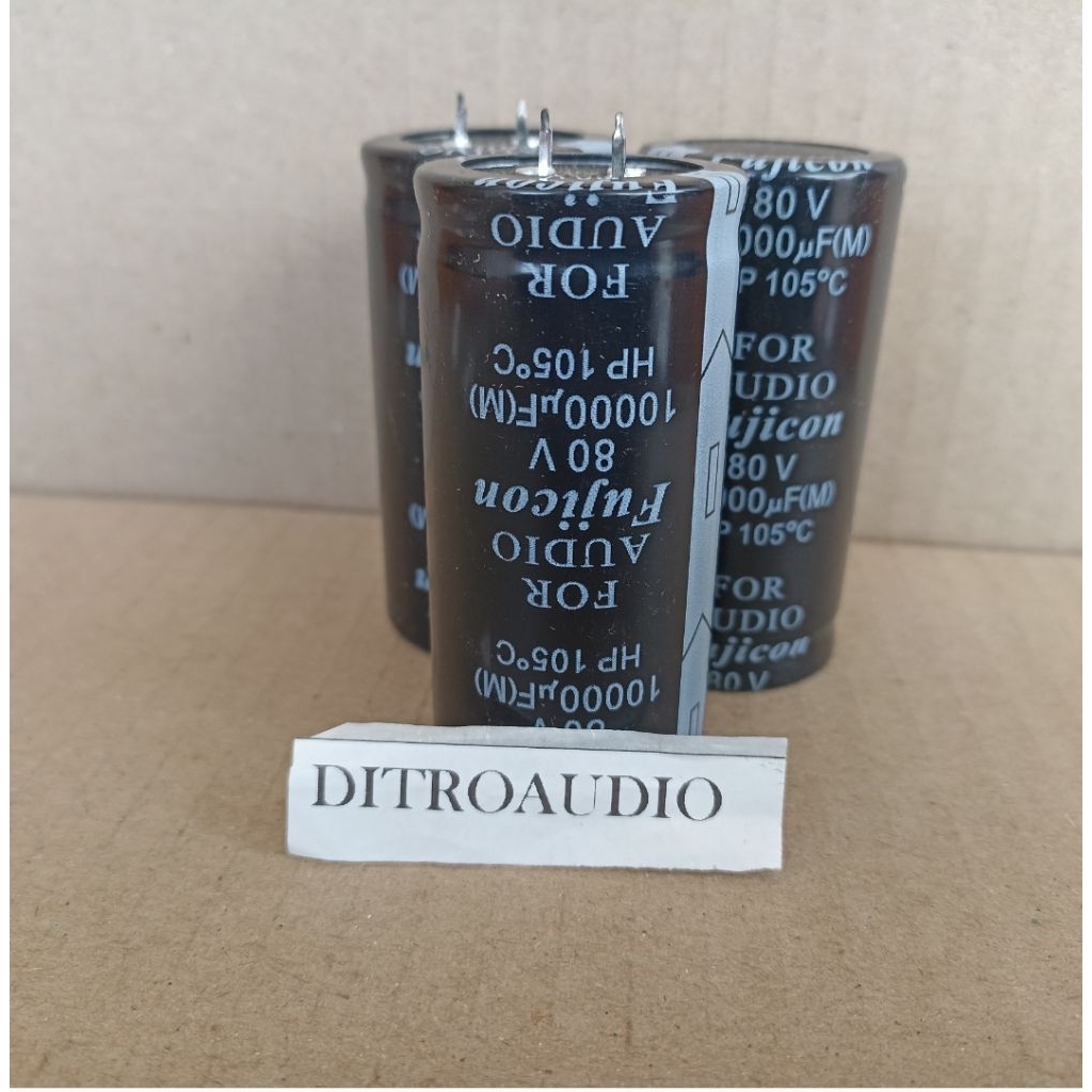 ELCO FUJICON 50 / 80 VOLT 10.000uF(M) elco 50 volt dan 80 volt