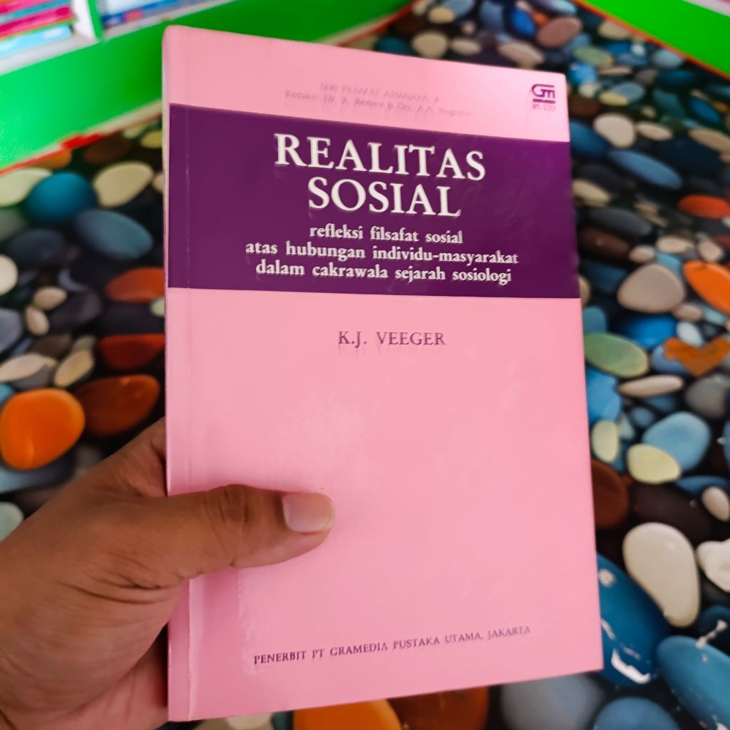 buku realitas sosial refleksi filsafat sosial - K.J. Veeger original