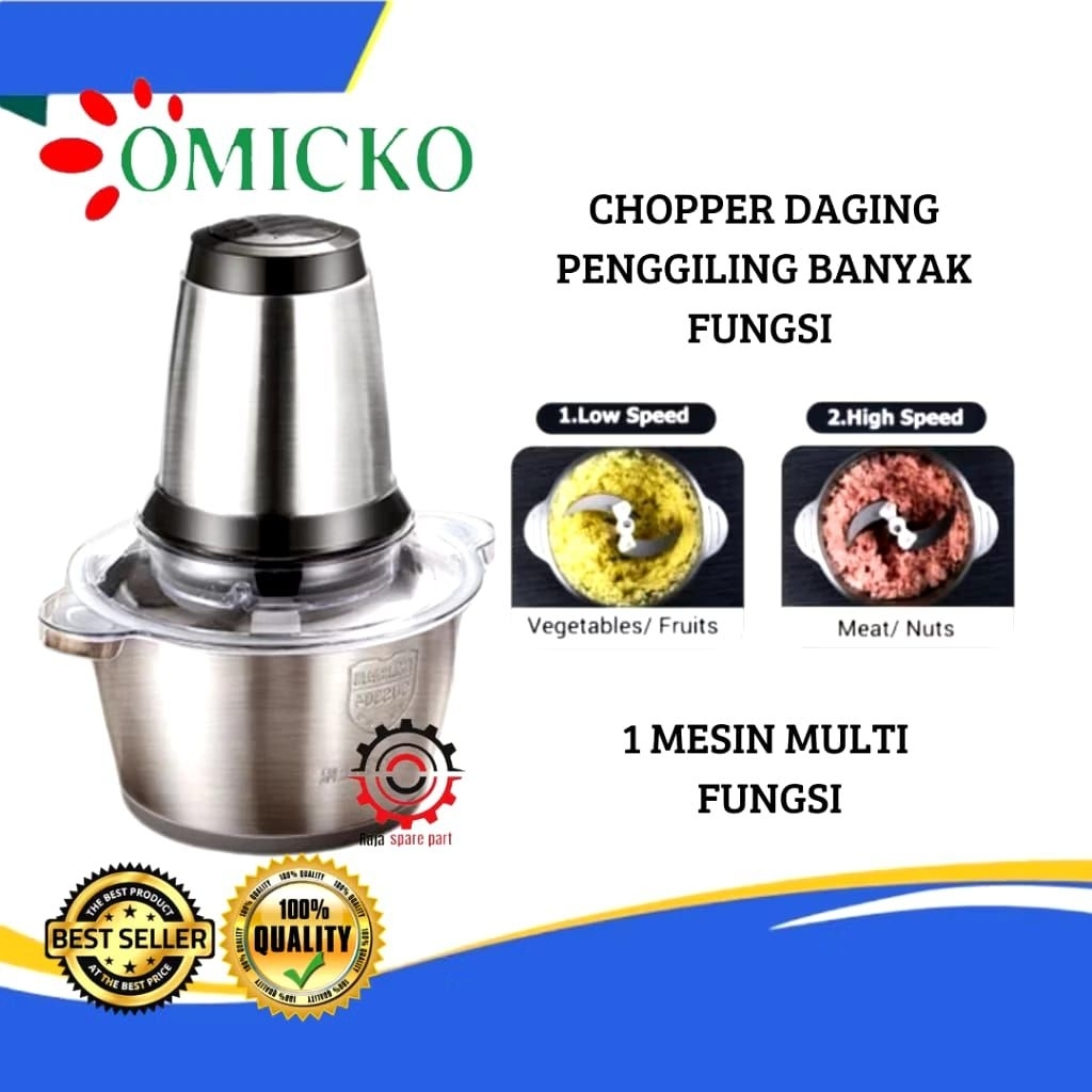 chopper Omicko Blender Daging/Chopper Omicko 2Liter