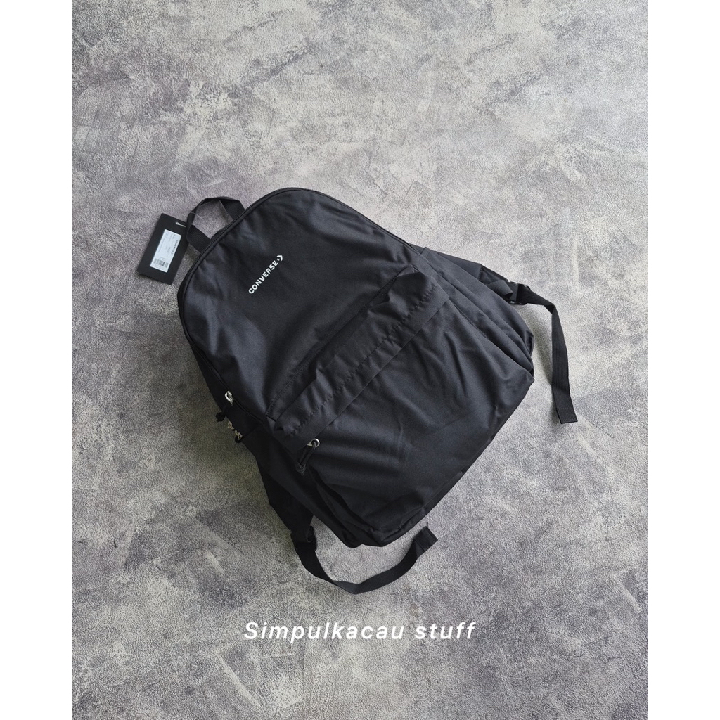 tas converse speed 3 big logo chevron backpack