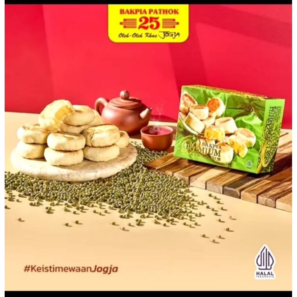 BAKPIA PATHOK 25 PREMIUM ISI 15. 100% ASLI JOGJA