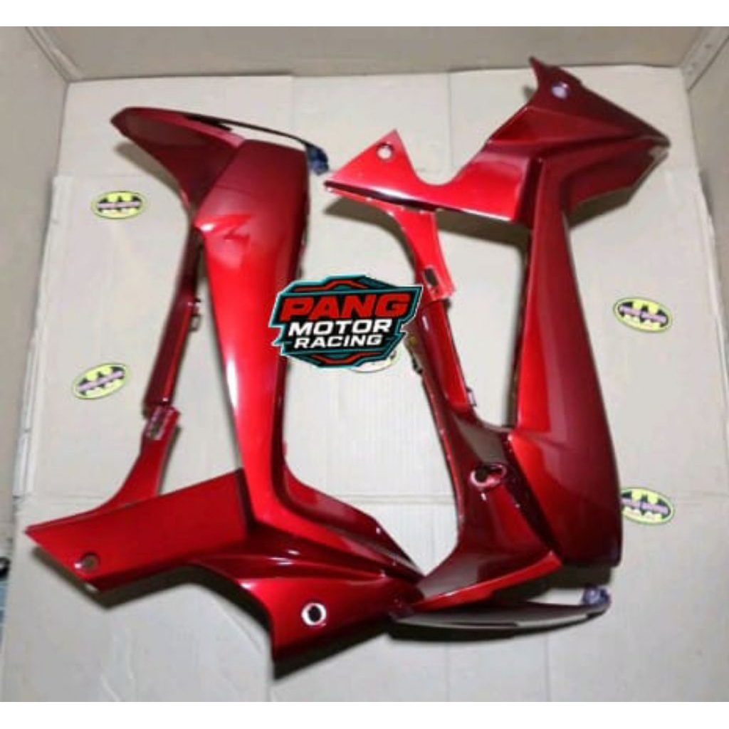 Sayap Luar Supra X 125 New MERAH MARUN POLOS Tahun 2008 2012 Tebeng Depan Leghsild Luar Honda Supra 