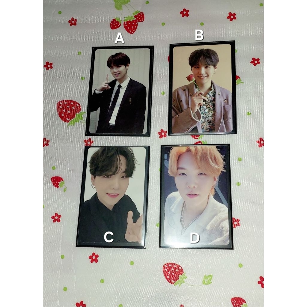 Photocard Official BTS Suga DVD Memo