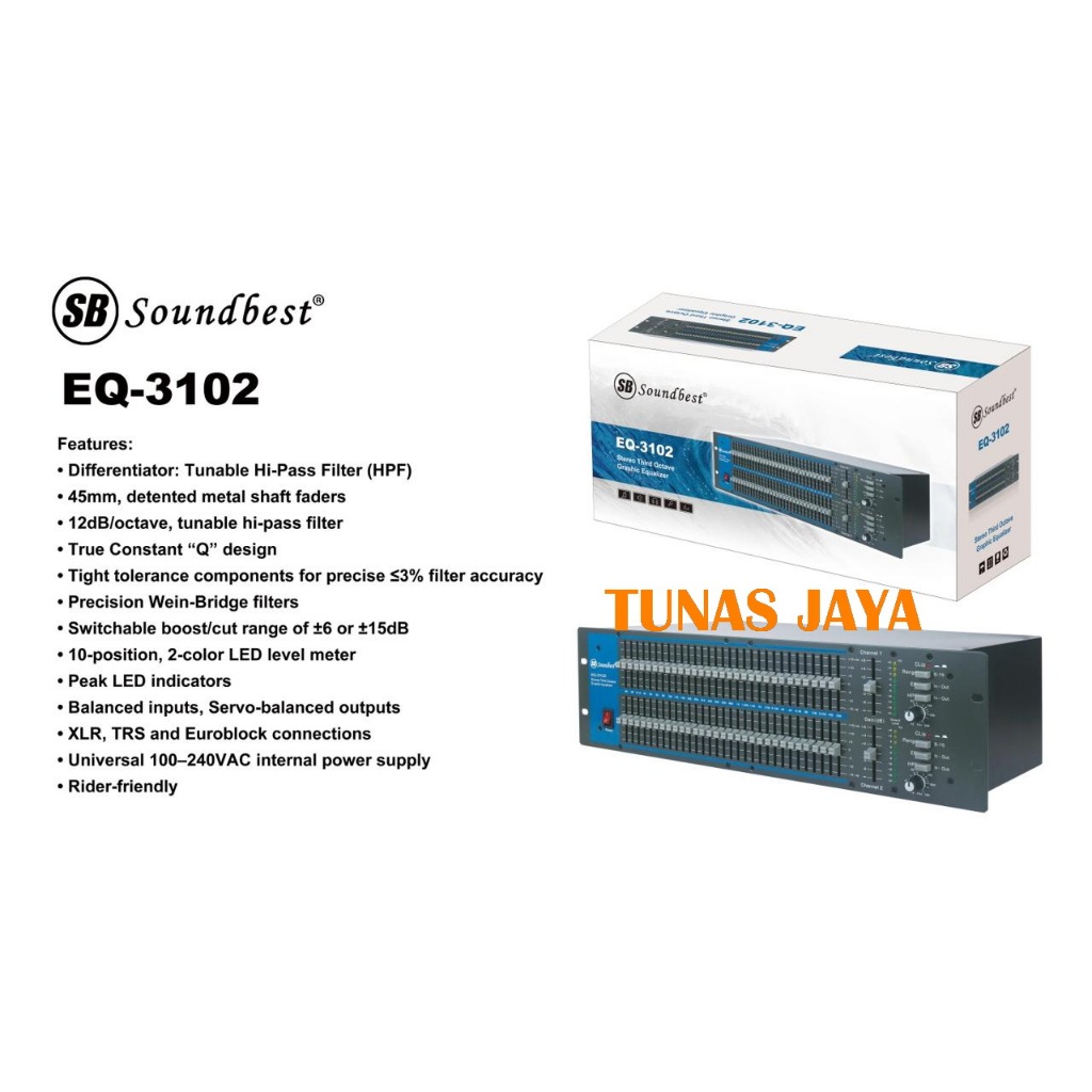 Equaliser Soundbest EQ 3102 / Equalizer  EQ-3102 / EQ3102 Original
