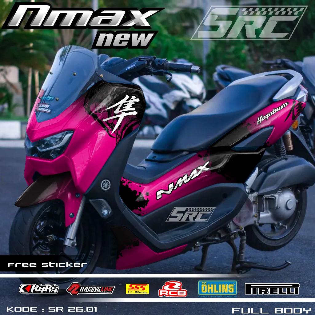COD Terbaru Decal Sticker Full Body All New Nmax Tahun 2020 2021 2022 2023 2024 Sticker Full Body Nm