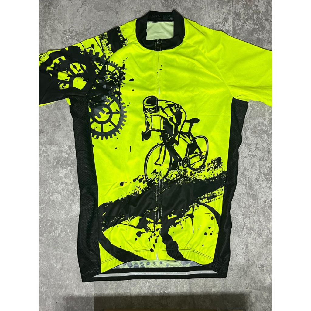 Jersey Sepeda Gowes RB Yellow Fluo