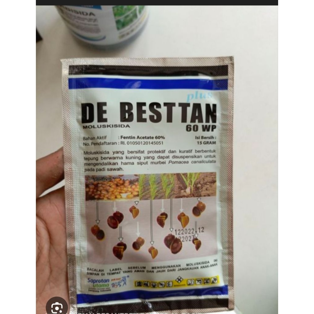 De Bestan Moluskisida 60wp - 15G Racun keong