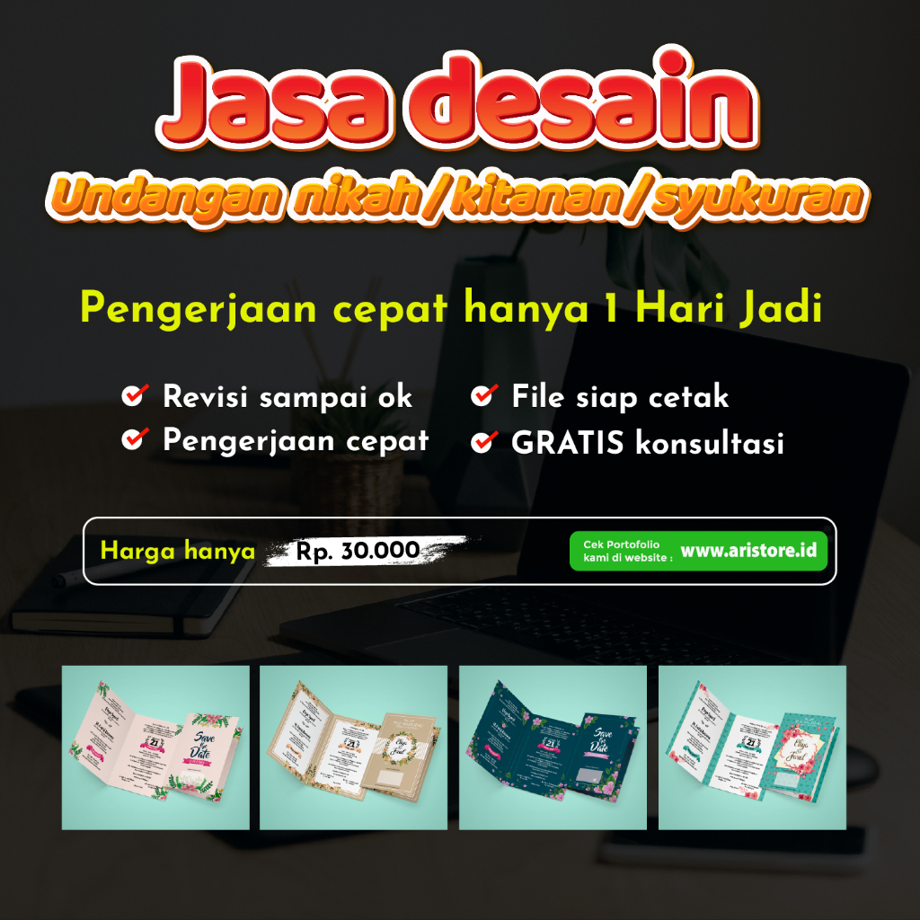 desain undangan digital dan undangan cetak