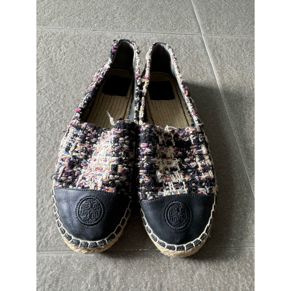 Tory Burch Black Espadrilles