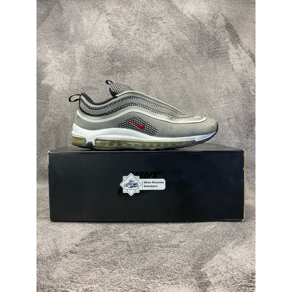 Sepatu Second Nike AirMax 97 Ultra 17 Silver  Size 42  Original Guarantee 100%