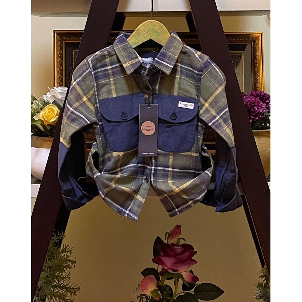 BEST SELLER KEMEJA ANAK LAKI-LAKI 6 BULAN-12 TAHUN FLANEL/PLANEL KOTAK-KOTAK LENGAN PANJANG PREMIUM 