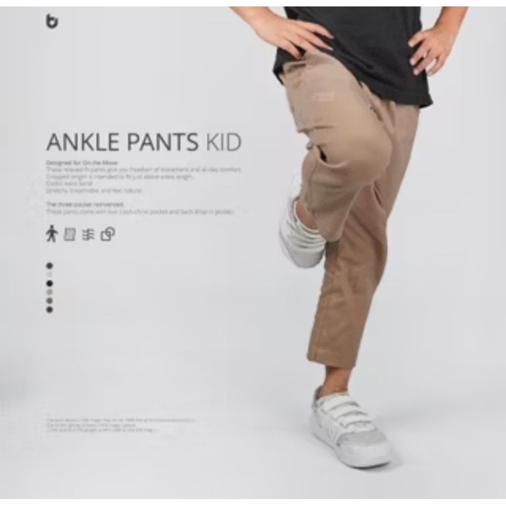 sirwal anak bunayya/sirwal ankle pants anak/celana panjang anak size L XXL