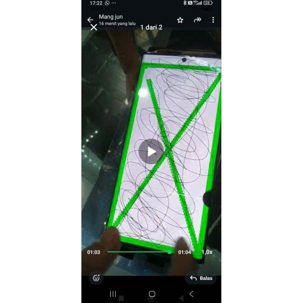 lcd copotan samsung s22 ultra