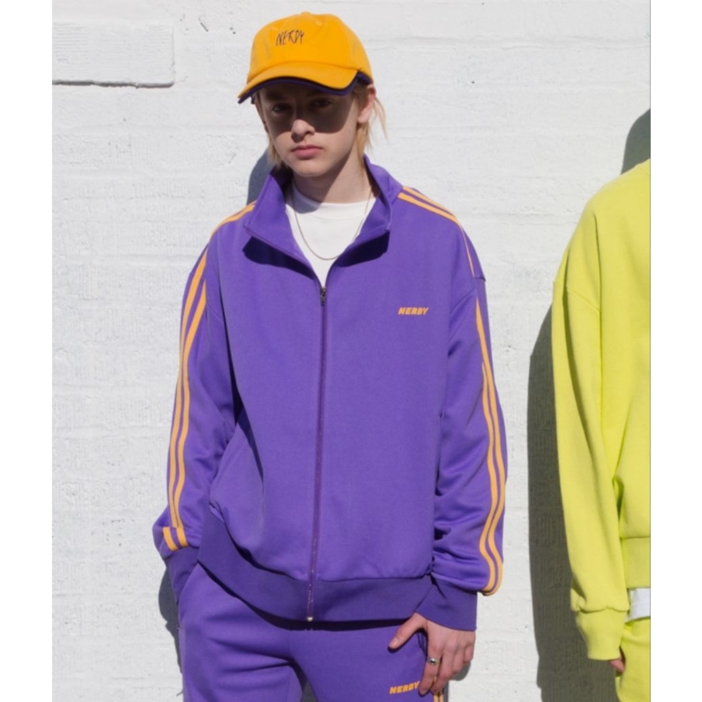 jaket NERDY NY TRACKTOP purple original