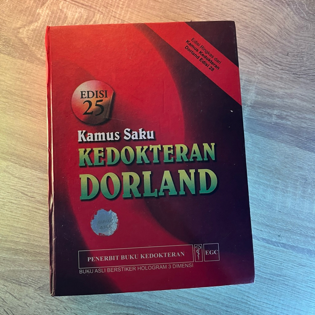 Buku Kamus Saku Kedokteran Dorland edisi 25 ori bekas preloved