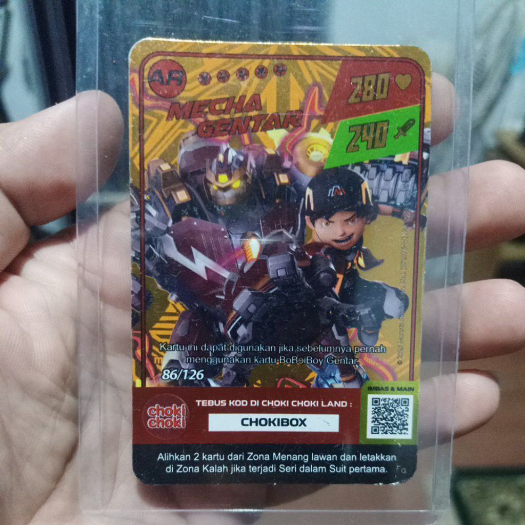 Kartu koleksi Boboiboy