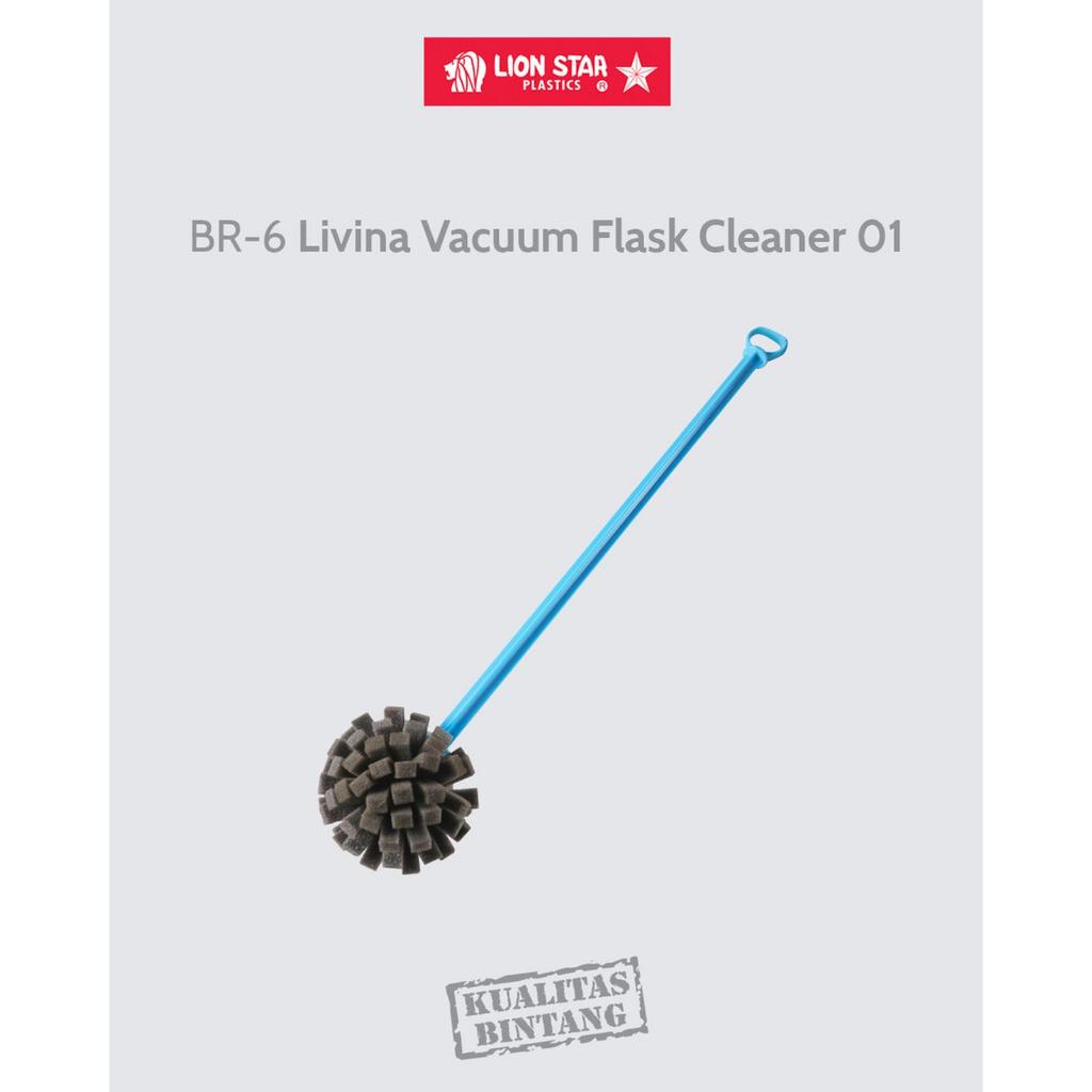 Lion Star Sikat Thermos BR-6 Livina Vacuum Flask Cleaner 01 SIKAT PEMBERSIH BOTOL LIVINA VACUUM FLAS
