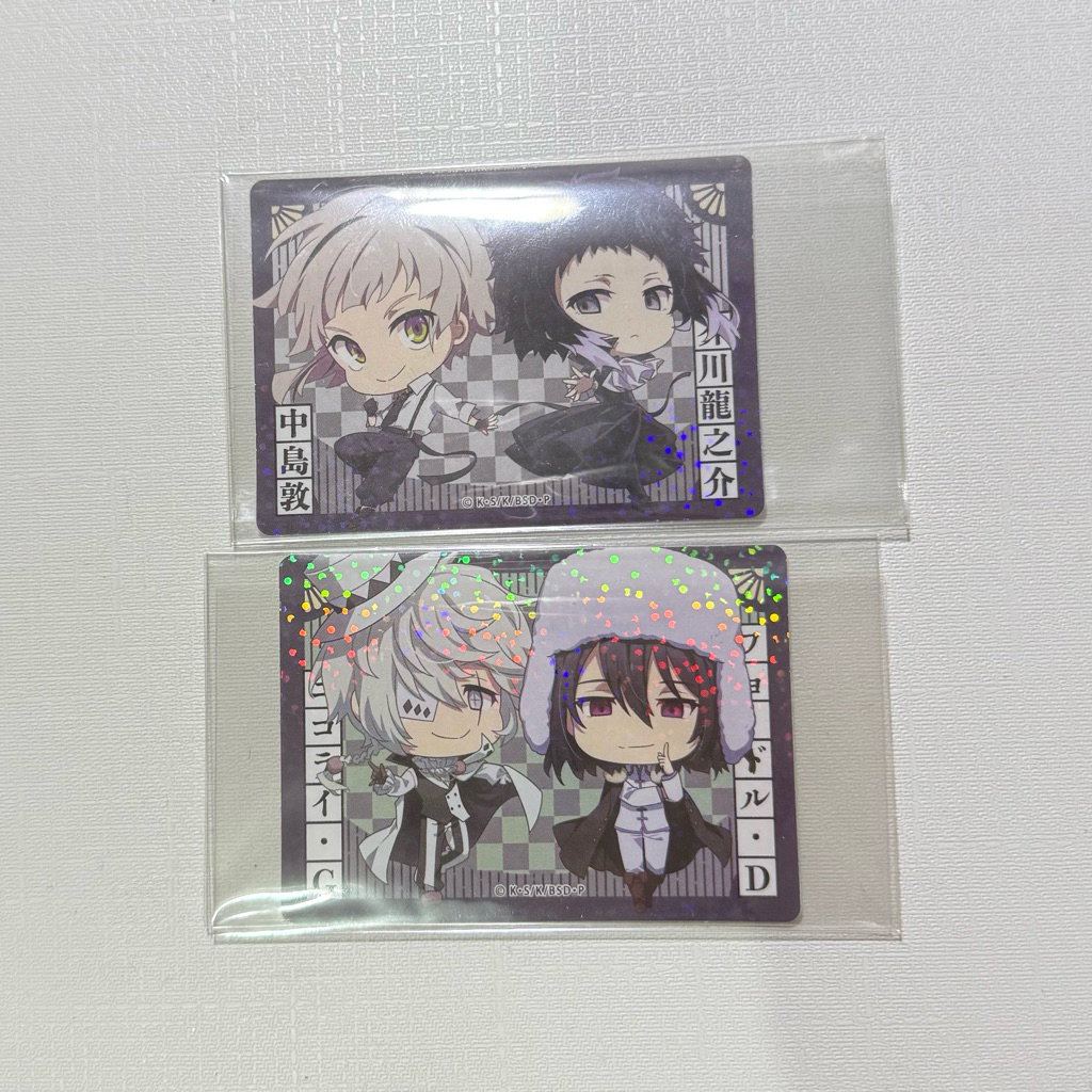 Bungo Stray Dogs Official Merch Atsushi Akutagawa Fyodor Nikolai BSD Stickers