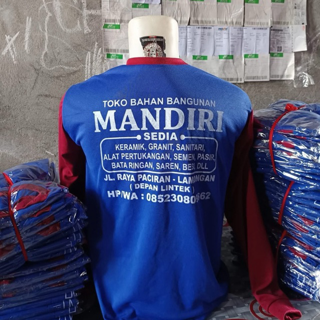 Kaos Toko Bangunan | Kaos Pertanian | Bahan Tebal