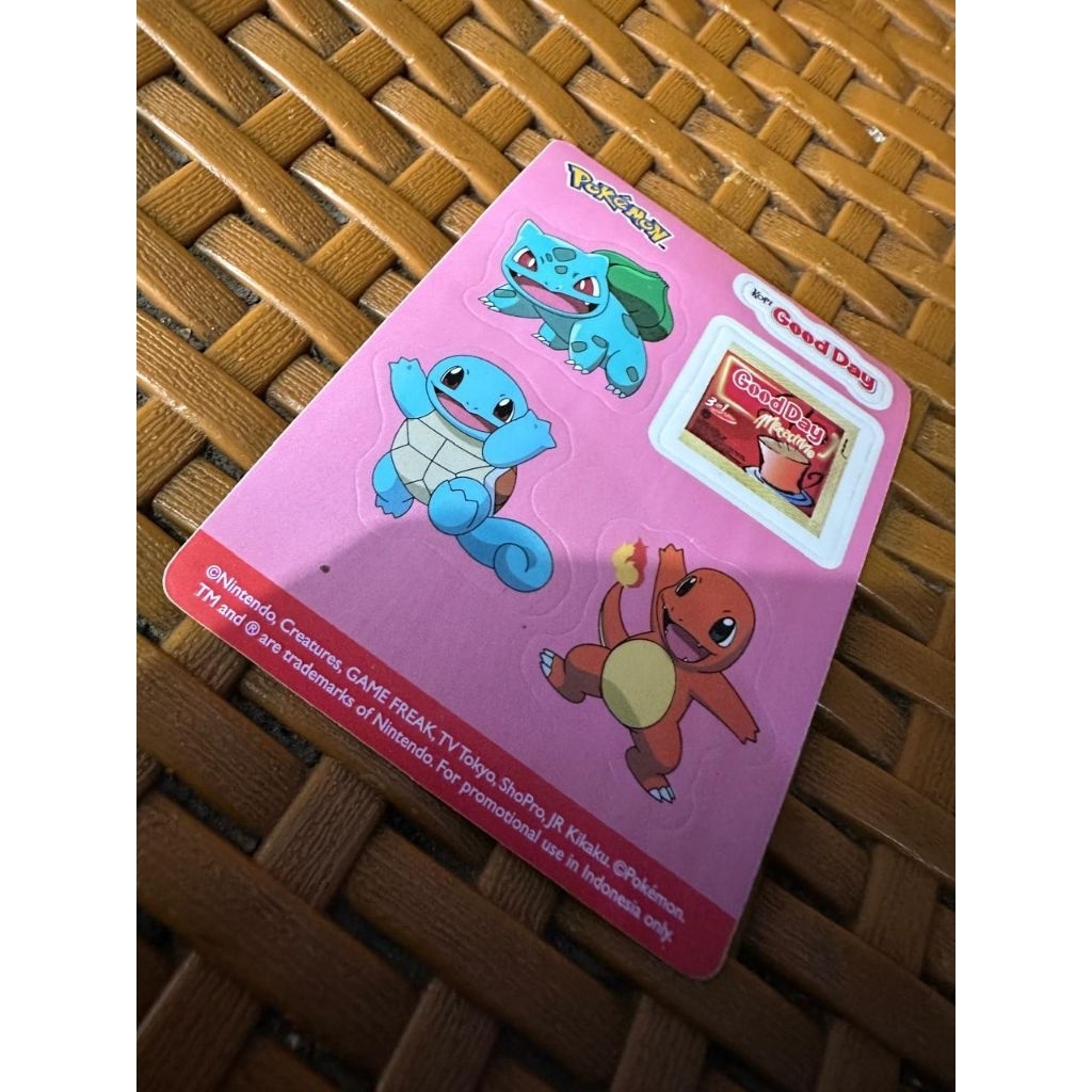 sticker pokemon edisi good day
