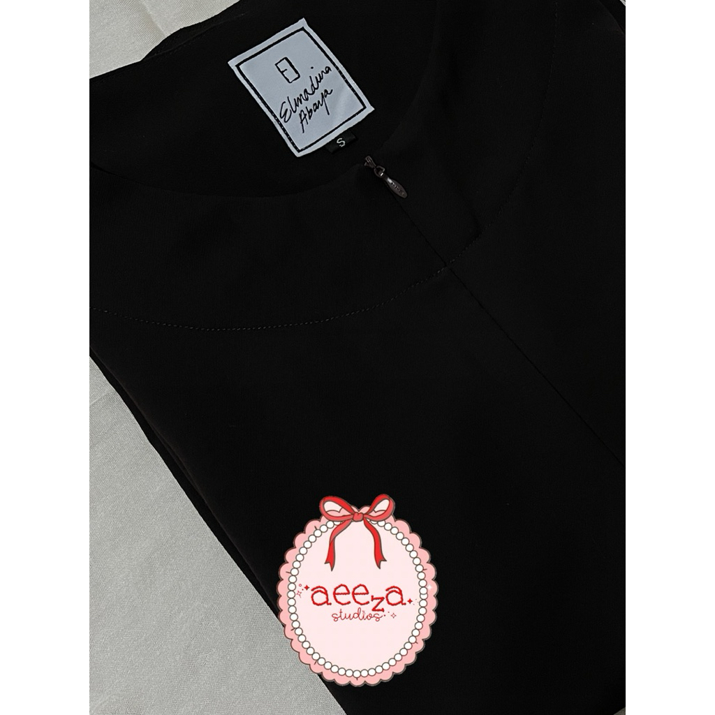 Preloved Elmadina Luna Abaya Mazen Bitterchoco size S