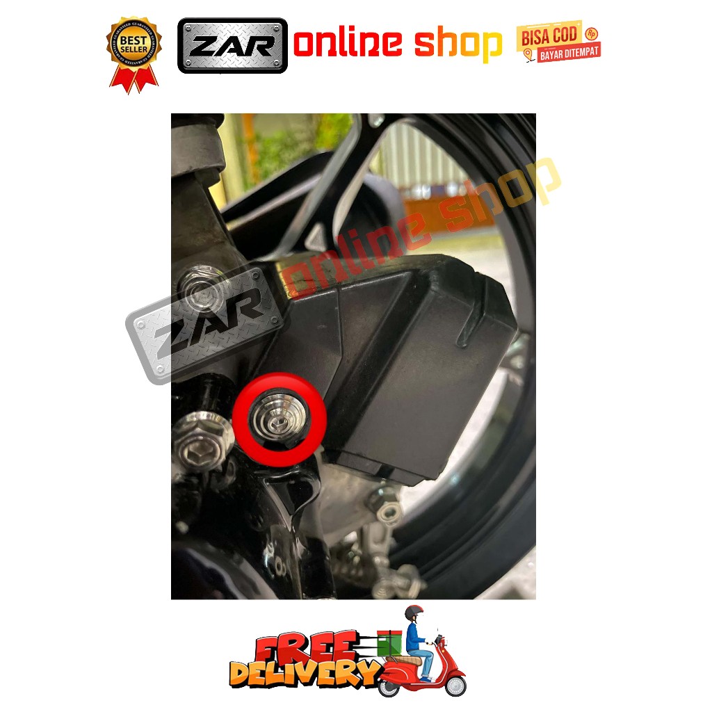 BAUT SENSOR SPIDOMETER BELAKANG ( 1 BAUT ) MODEL SPIRAL BEAT ESP NEW SCOOPY ESP NEW STREET TAHUN 201