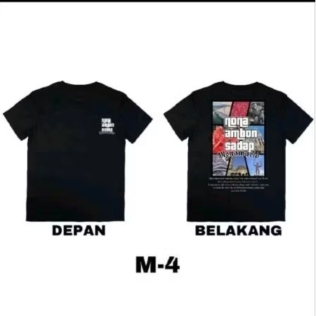 Kaos NONA AMBON SADAP Kaos Distro Unisex