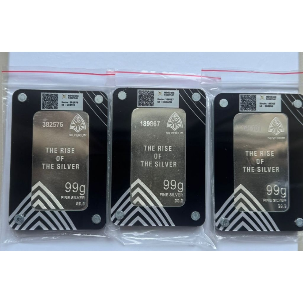 Perak Batangan Silver Batangan Silverium 99 gram