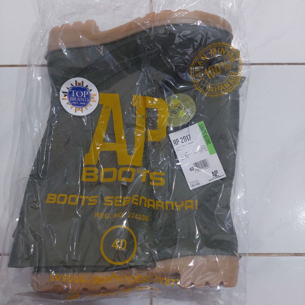 [New] AP Boots Sepatu Boot Panjang Dewasa Sepatu Proyek Jas Hujan Anti Air