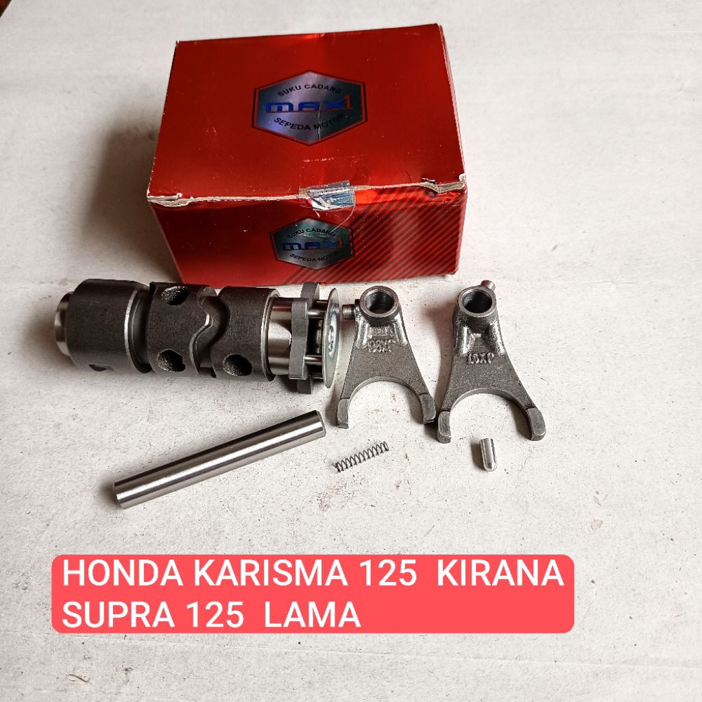 Drum Shaft capit udang botolan operan perseneling perseneleng rasio Honda KARISMA 125 X KHARISMA SUP
