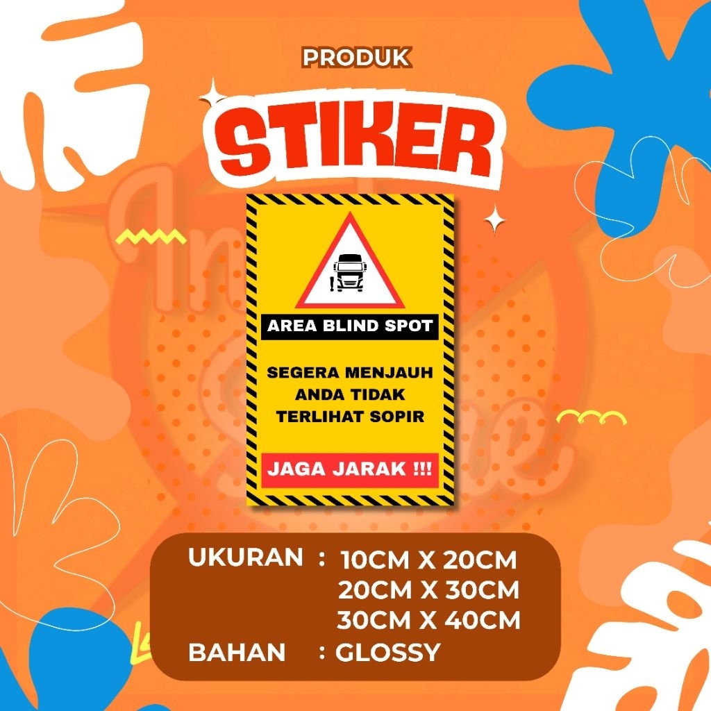 STIKER BLIND SPOT